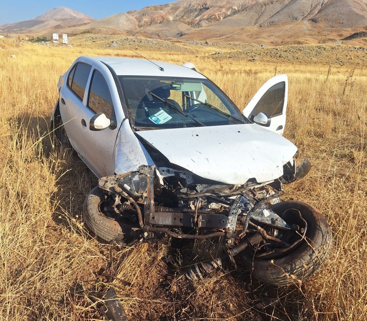 Malatya’da Takla Atan Otomobilde 1 Kişi Yaralı
