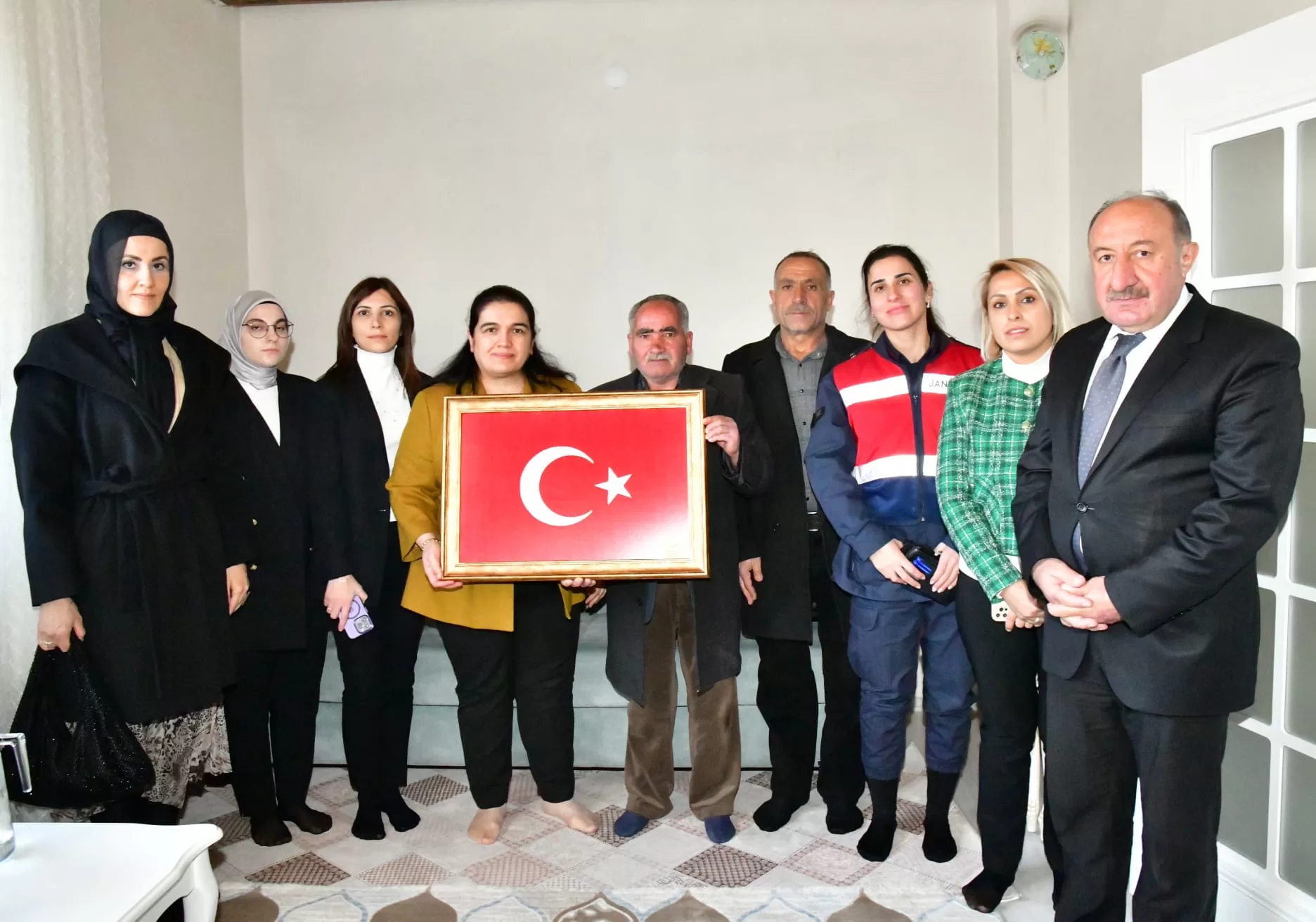 Hanımefendi Selda Yavuz ve beraberindeki heyet “Gönülden Gönüle Projesi” kapsamında