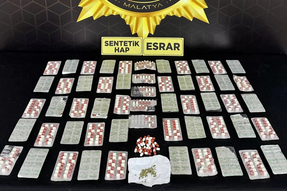 Malatya’da, Narkotik Suçlarla Mücadele Şube Müdürlüğü ekipleri tarafından “torbacı” olarak tabir