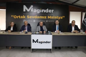 Malatya Girişimci İş İnsanları Derneği (MAGİNDER), dernek binasında geniş katılımlı