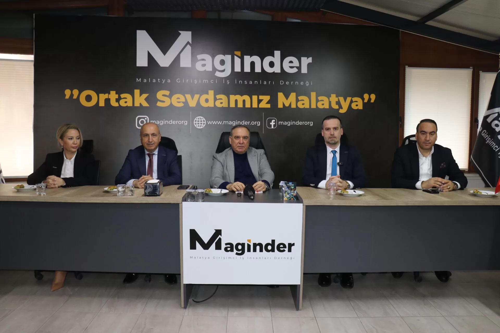 Malatya Girişimci İş İnsanları Derneği (MAGİNDER), dernek binasında geniş katılımlı
