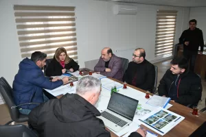 Malatya’da şantiye alanlarını incelemeye devam eden AK Parti Malatya Milletvekili