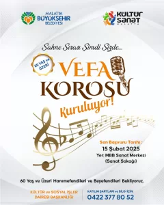 Malatya Büyükşehir Belediyesi Kültür ve Sosyal İşler Dairesi Başkanlığı Vefa