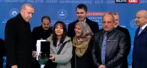 Başkan Recep Tayyip Erdoğan 201. konut anahtar teslimi, kura çekimi,