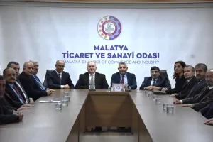 Gelir İdaresi Başkanlığı heyeti Malatya Ticaret ve Sanayi Odası’nı ziyaret