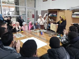 "Malatya Büyükşehir Belediyesi Sanat Merkezi, uluslararası öğrencileri ağırladı.
