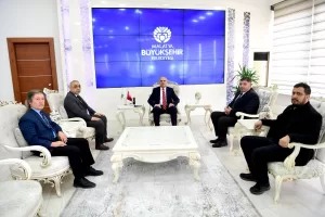 Malatya Basın Merkezi Projesi dosyası Başkan Sami Er’e sunuldu Malatya,