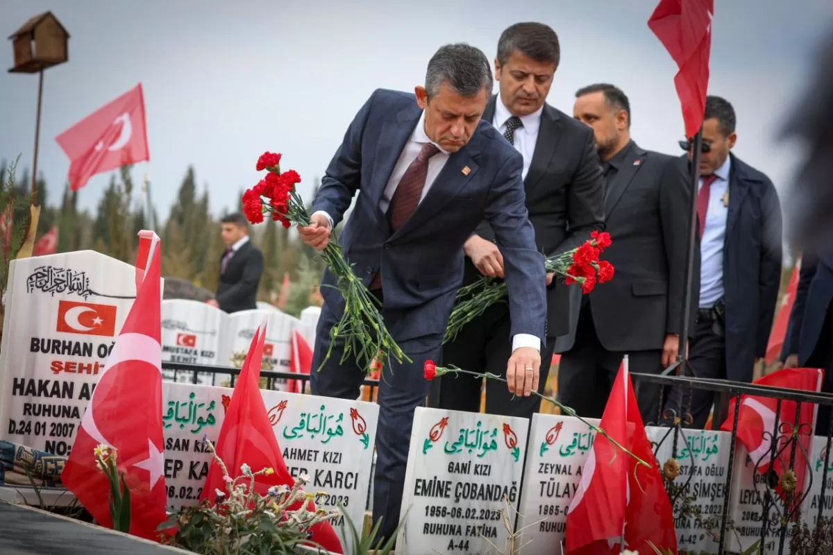 CHP Genel Başkanı Özgür Özel,Adıyaman’da 6 Şubat 2023 depremlerinde hayatını