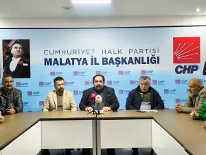 CHP Malatya İl Başkanı Barış Yıldız, 23 Mart Pazar günü