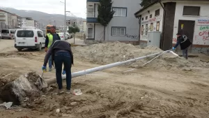 Malatya’nın Yeşilyurt ilçesinde bir şantiyede meydana gelen iş kazasında, sökülmek