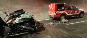 Malatya’nın Doğanşehir ilçesinde, Erkenek Tüneli içerisinde meydana gelen trafik kazasında