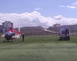 Malatya’nın Darende ilçesinde meydana gelen acil bir sağlık durumu, ambulans