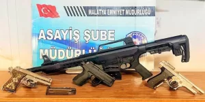 Malatya’da tüfekle ateş açarak genel güvenliği tehlikeye düşüren 6 kişi,