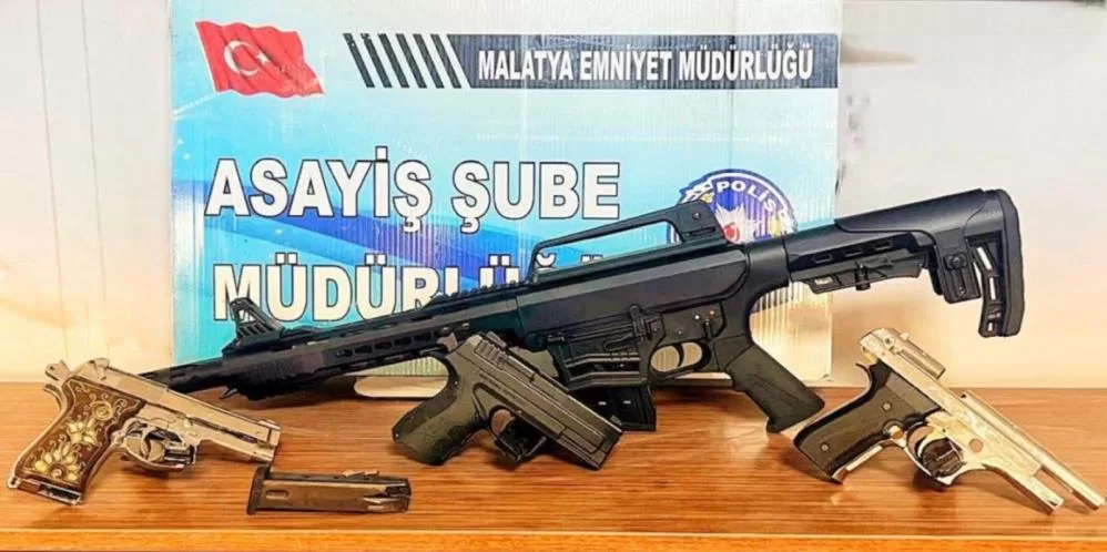 Malatya’da tüfekle ateş açarak genel güvenliği tehlikeye düşüren 6 kişi,