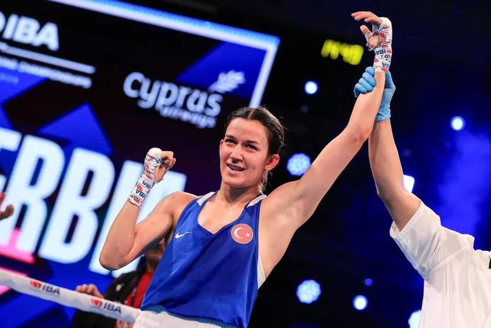 Sırbistan’da düzenlenen Kadınlar Dünya Boks Şampiyonası’nda milli sporcu Hatice Akbaş