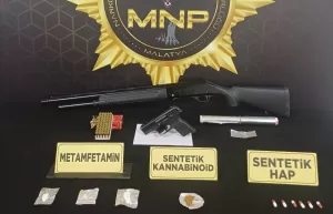 Malatya’da, ‘torbacı’ diye tabir edilen uyuşturucu satıcılarına yönelik düzenlenen operasyonlarda