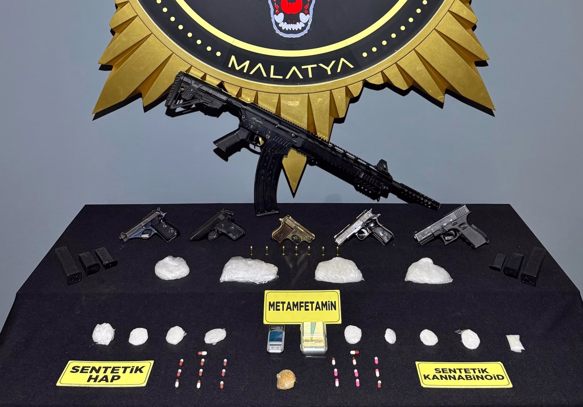 Malatya Emniyet Müdürlüğü Narkotik Suçlarla Mücadele Şube Müdürlüğü ekiplerimiz tarafından