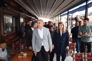 MİLLETVEKİLLERİ ÖLMEZTOPAK, BABACAN VE BAŞKAN SAMİ ER, AKÇADAĞ’DA İNCELEME VE