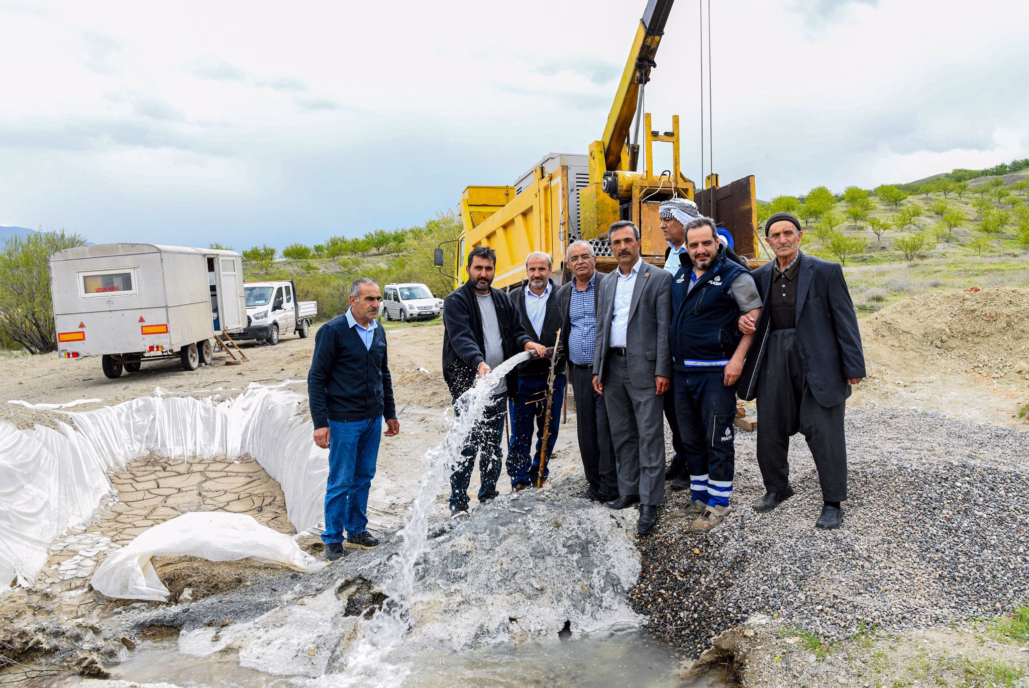 Meydancık ‘da 4 litre Su Kaynağı Bulundu Malatya Büyükşehir Belediyesi Su ve Kanalizasyon İdaresi (MASKİ) Genel Müdürlüğü,
