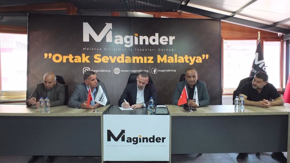 MAGİNDER Sanayi ve Tarım Sorunlarını İnceledi Malatya Girişimci İş İnsanları Derneği (MAGİNDER), Özsan Sanayi Sitesi Kooperatifi