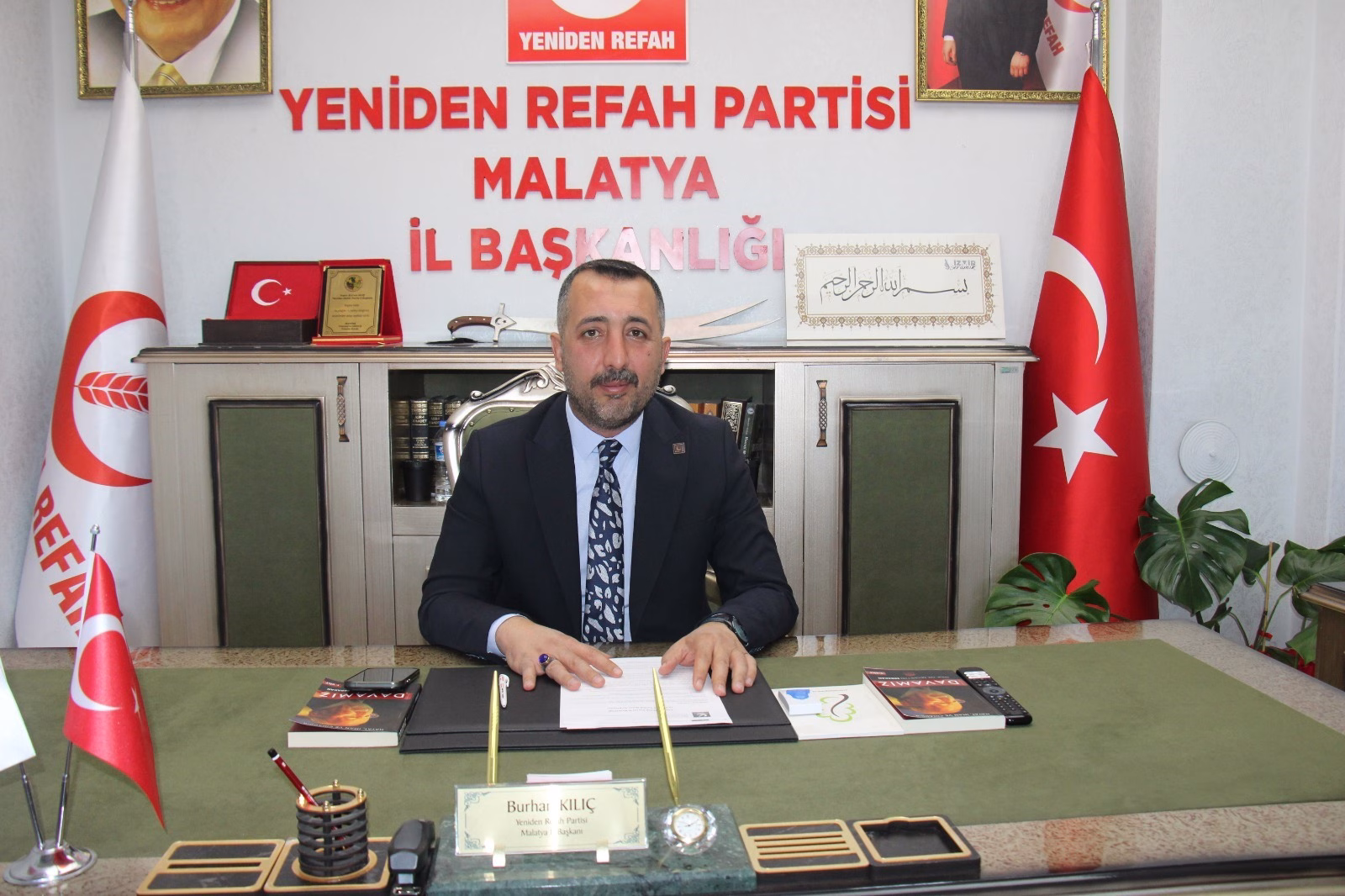Yeniden Refah Partisi Malatya İl Başkanı Burhan Kılıç , 2