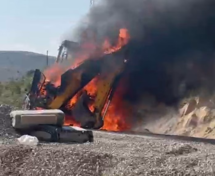 Malatya’da Beton Santralinde Yangın Paniği Malatya’nın Akçadağ ilçesinde bir beton