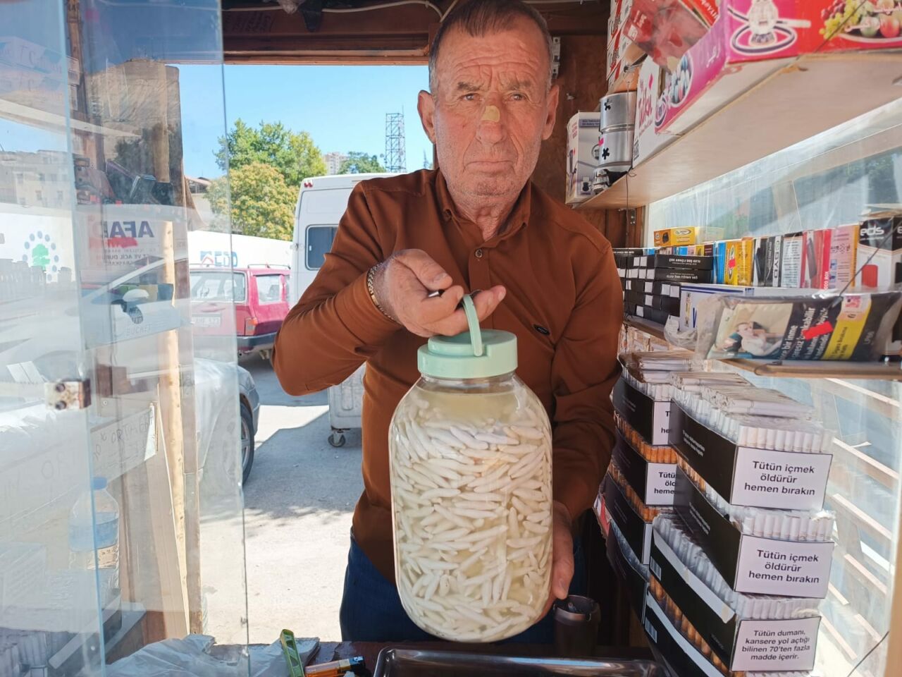 Darende’de çeyrek altın fiyatını geçen kenger sakızının bu yıl kilosu