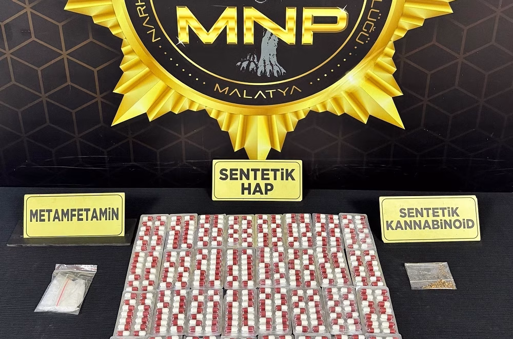 Malatya’da uyuşturucuyla mücadele kapsamında gerçekleştirilen operasyonlarda büyük miktarda uyuşturucu madde