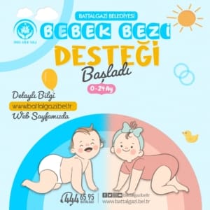Battalgazi Belediyesi, 2025 Aile Yılı kapsamında 0-24 aylık çocuklar için