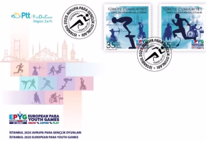 PTT’den “İstanbul 2025 Avrupa Para Gençlik Oyunları” Temalı Anma Pulu