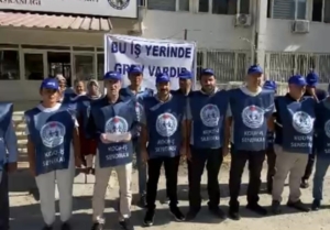 Malatya’da Battalgazi Sosyal Yardımlaşma ve Dayanışma Vakfı (SYDV) çalışanları, Koop-İş