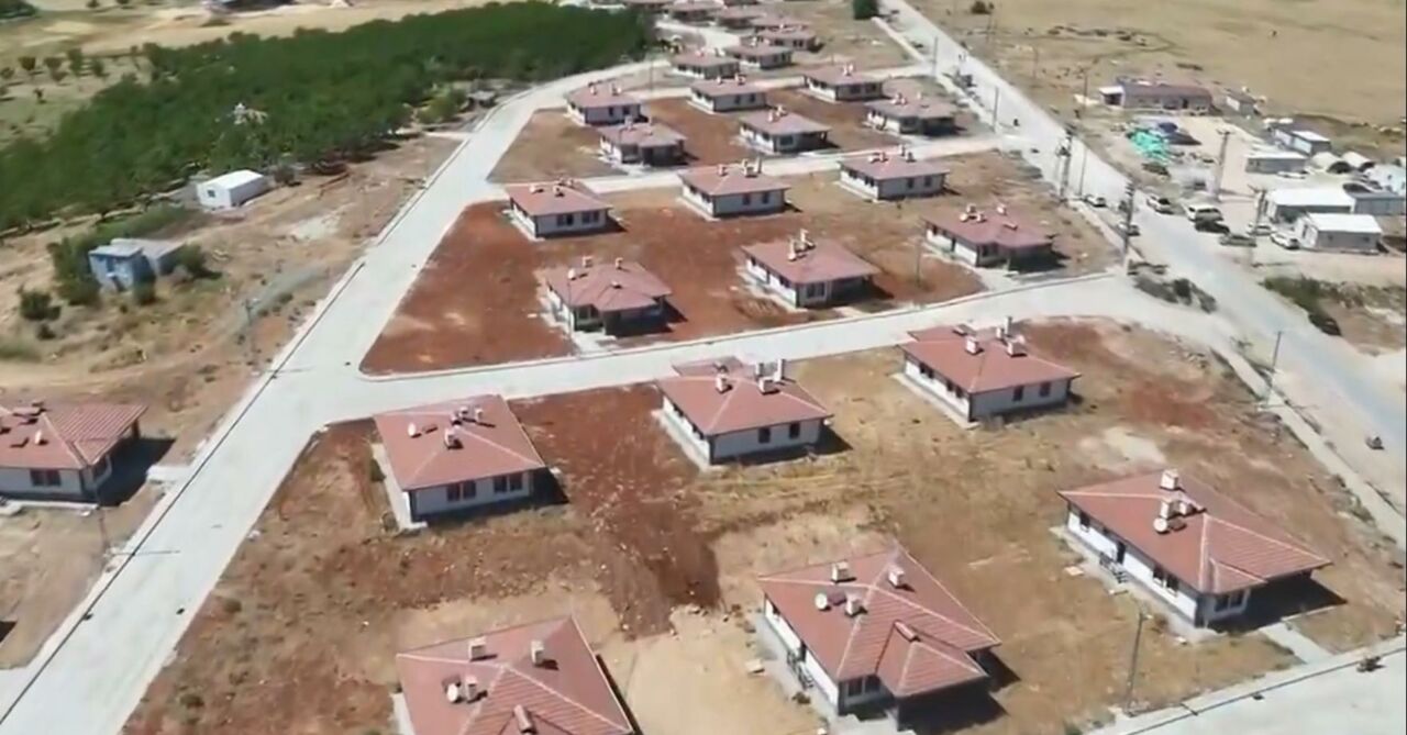 Malatya’nın Doğanşehir ilçesi Yolkoru Mahallesi’nde inşa edilen 79 kırsal köy