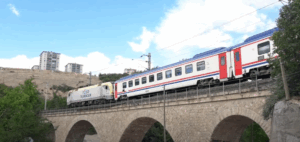 Kahramanmaraş merkezli 6 Şubat depremlerinde ağır hasar alan Narlı-Malatya tren