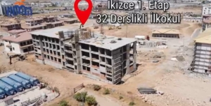 6 Şubat depremlerinin ardından Malatya’da eğitim altyapısı yenileniyor. Yeşilyurt İkizce