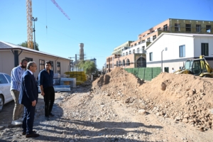 Malatya’da modern ticaret merkezi inşaatı hızla ilerliyor. Vali Seddar Yavuz,
