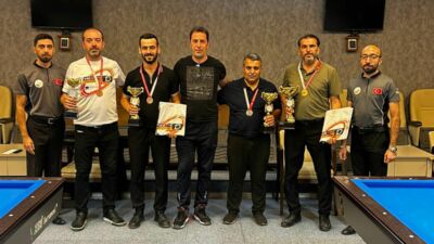 Malatya’da düzenlenen 3 Bant Bilardo İl Şampiyonası 2. Etap seçmeleri,