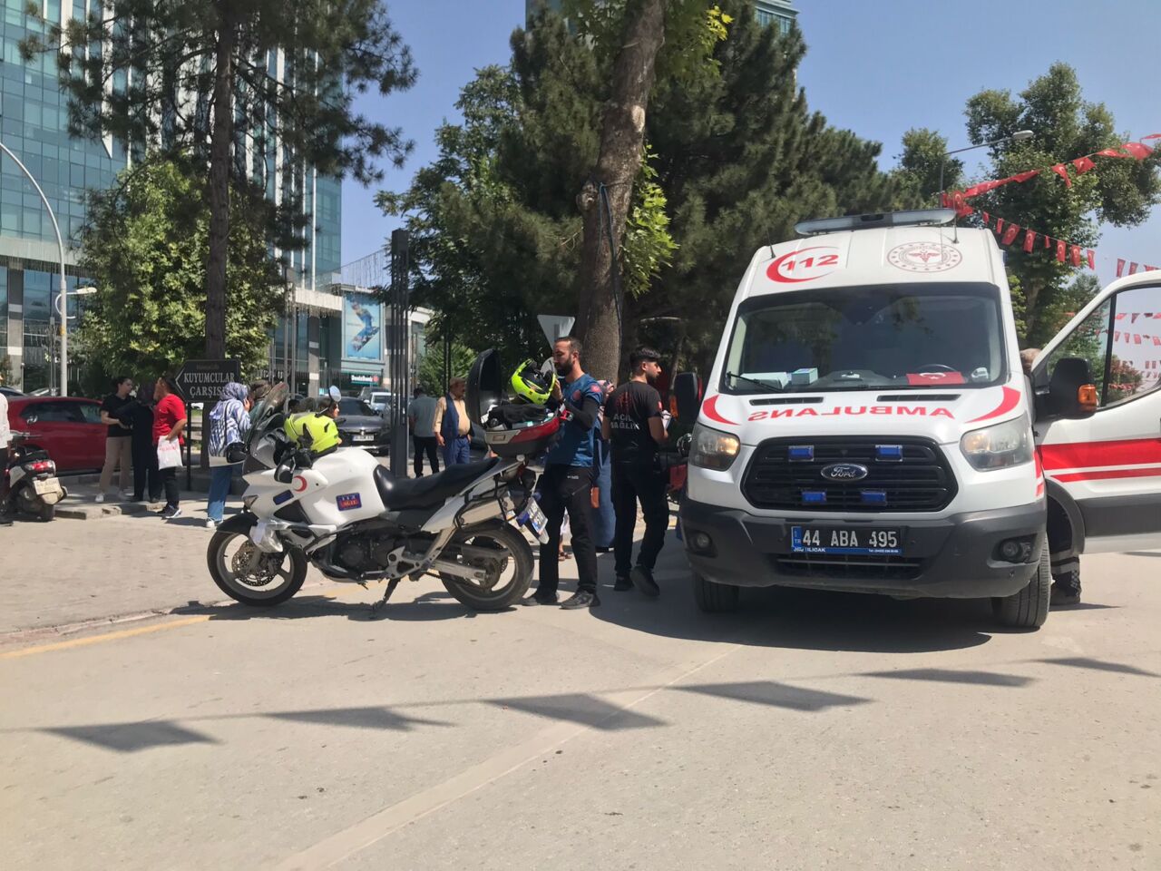 Malatya’nın Yeşilyurt ilçesinde meydana gelen motosiklet kazasında 1 kişi yaralandı.