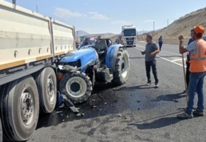 Malatya’nın Darende ilçesinde trafik kazası meydana geldi. Edinilen bilgilere göre