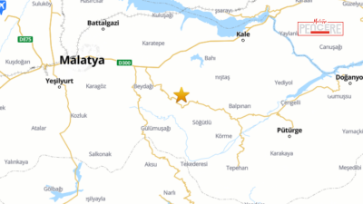 AFAD, merkez üssü Battalgazi olan 5.6 büyüklüğündeki depremin 20 Mayıs
