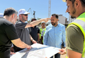 Malatya’da depremzedeler için inşa edilen TOKİ konutlarında önemli bir aşamaya