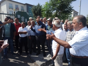 Malatya’da Derme Sulama Birliğine bağlı çiftçiler, yeterli sulama hizmeti alamadıkları
