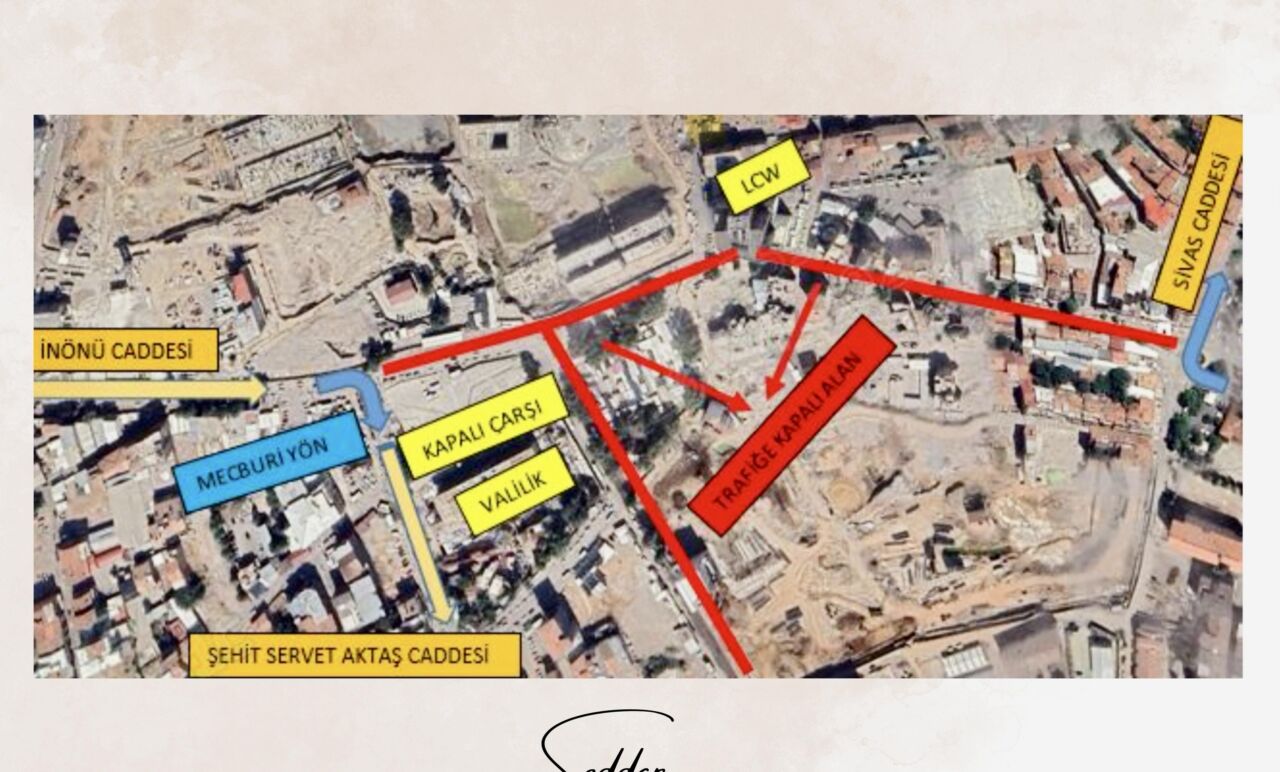 Malatya Merkezde Büyük Değişiklik: İnönü ve Atatürk Caddesi Trafiğe Kapatıldı!