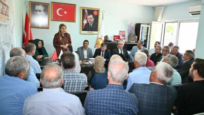 AK Parti Malatya Milletvekili İnanç Siraç Kara Ölmeztoprak, Yazıhan ziyaretinde