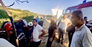 Malatya’nın Battalgazi ilçesinde meydana gelen trafik kazasında, iki araç çarpıştı.