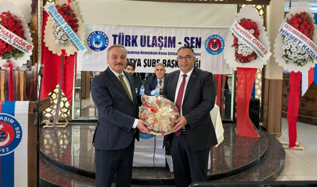 Türk Ulaşım-Sen Malatya Şubesinin 8. Olağan Genel Kurulu yoğun katılımla