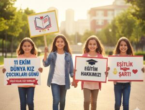 Birleşmiş Milletler kararıyla kutlanan 11 Ekim Dünya Kız Çocukları Günü,