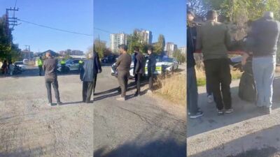 Malatya'nın Yeşilyurt ilçesi Tecde Mahallesi'nde bir kamyonet ile elektrikli bisikletin