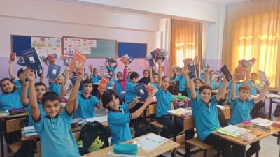 91.000 Dev Öğrenci Ortaokulu, kitap okuma alışkanlığını yaymak ve aile