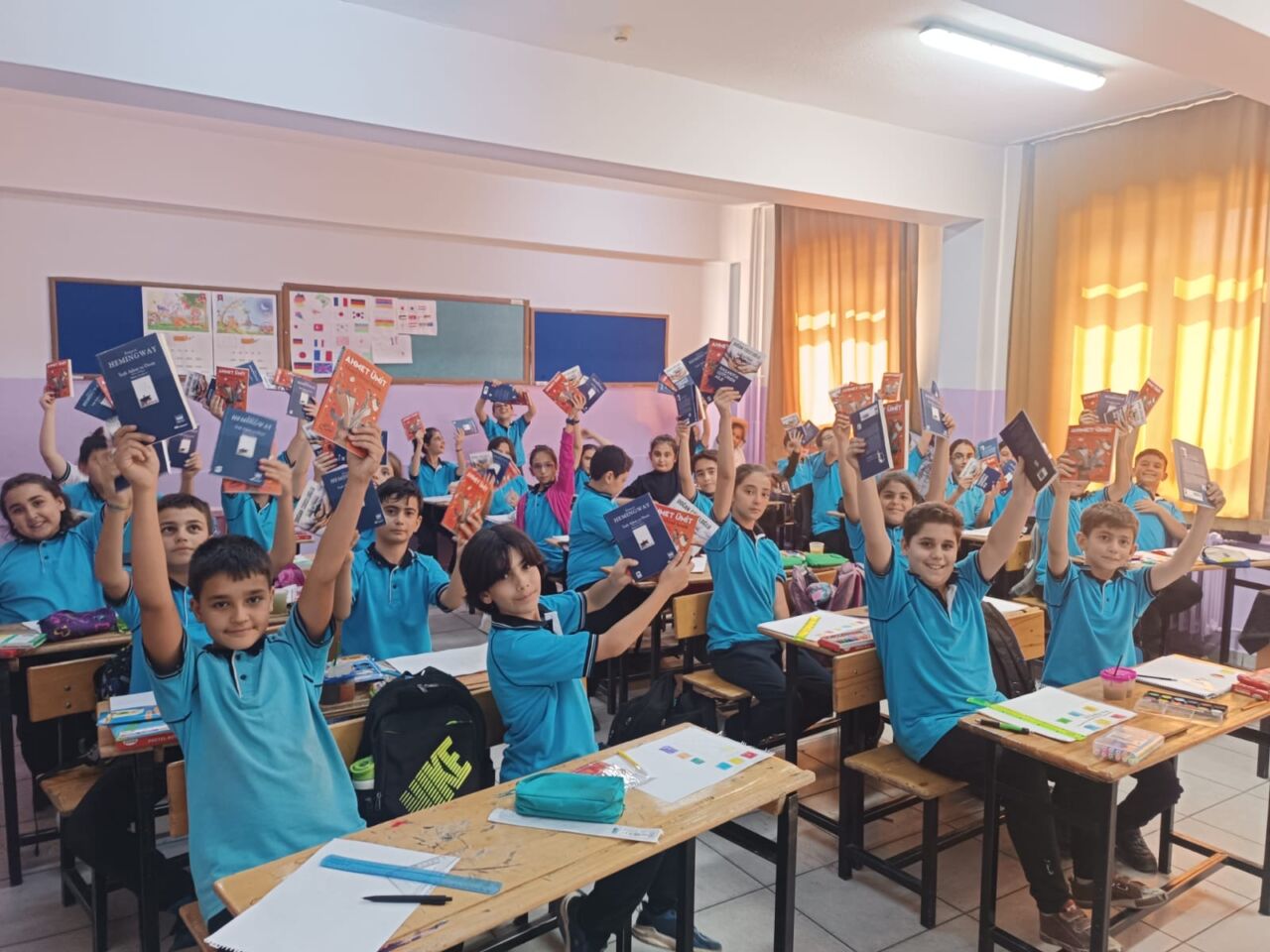 91.000 Dev Öğrenci Ortaokulu, kitap okuma alışkanlığını yaymak ve aile