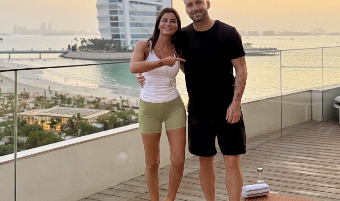 Manchester United’ın yıldız sol beki Luke Shaw, Dubai’de tatil yaparken